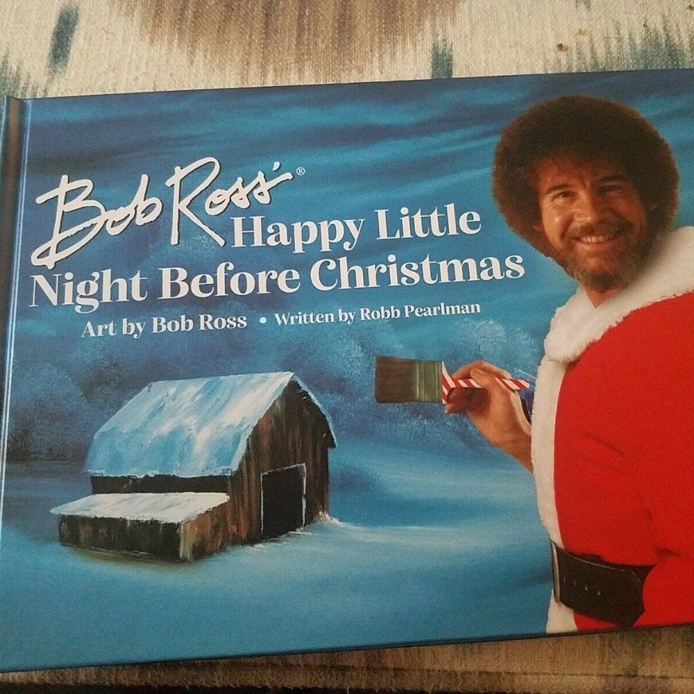 Bob Ross' Famous Painter Happy Little Night Before Christmas, Hardcover …